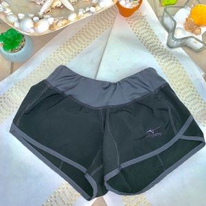Black/Gray Mizuno shorts. Size XXS